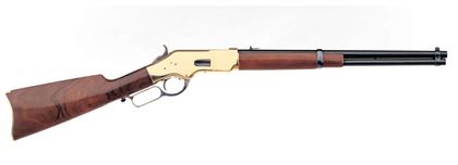Uberti 1866 Yellowboy .45 Colt Lever-Action Rifle - Blue Finish, 19" Barrel