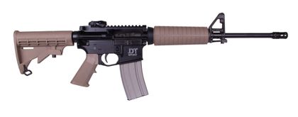 Del-Ton DT Sport Mod 2 Rifle 5.56 NATO, FDE/Black, Collapsible Stock