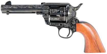 Pietta 1873 GW2 .45 Colt Revolver - Black Engraved Masterpiece 4.75"