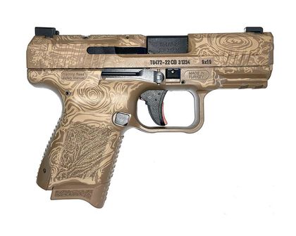 Canik TP9 Elite SC Gen 1 9mm Compact - Damascus Tan Finish