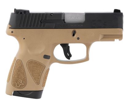 Taurus G2S Gen 1 Compact .40 S&W Pistol - Tan, 6-Round Capacity