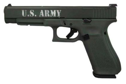 Glock G34 Gen 5 MOS 9mm OD Green Precision Performance Pistol