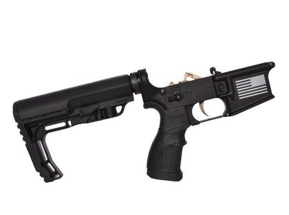 Fostech Tech15 Gen 2 AR-15 Lower w/Echo Trigger, Black, 5.56 Caliber