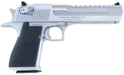 Desert Eagle Mark XIX Chrome .357 Mag Semi-Auto Pistol - 6" Barrel