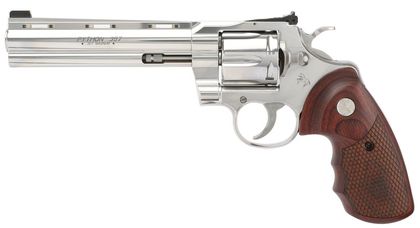 Colt Python Gen 2: 6" Stainless .357 Mag Revolver with Walnut Grip