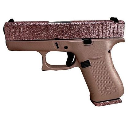 Glock 43X Rose Gold Glitter 9mm | Compact 12rd EDC Pistol