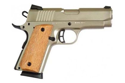 Howa M-1911 Gen 1 Compact .45 ACP Nickel Pistol - Altamont Grip
