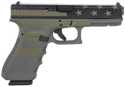 GLOCK G22 Gen 3 .40 S&W - 15+1 Rounds, Operator Flag Cerakote Finish