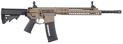 LWRC Six8-A5 Gen 2 Tactical 6.8mm Rifle - Black/FDE, Adjustable Stock