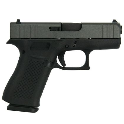 Glock 43X Gen1 Two-Tone Silver/Grey 9mm Compact Semi-Auto Handgun