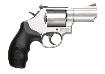 S&W Model 69 Combat Magnum .44 - Compact Stainless Gen 1 Revolver