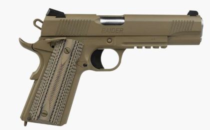 SDS 1911 Raider Gen 1 FDE 9mm, Tactical Ergo Grip & Novak Sights