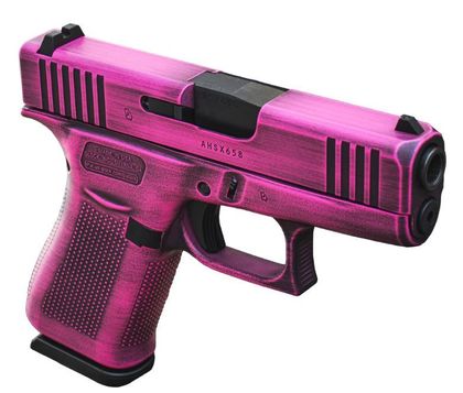 G43X Gen 1 Pink Cerakote 9mm Sub-Compact Pistol - 10-Round Powerhouse