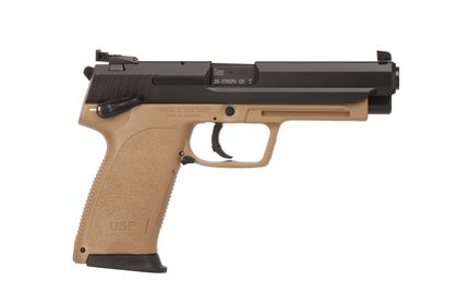 HK USP45 Expert Gen 1 .45 ACP Semi-Auto - FDE/Black Precision Pistol