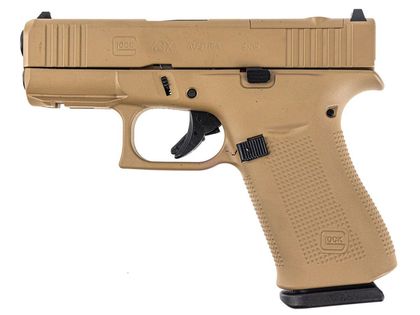 Glock 43X MOS Gen 1 - Optics Ready 9mm FDE Compact Pistol