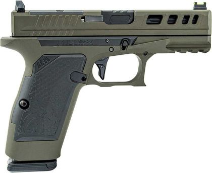 Live Free Armory AMP X Gen 1 9mm Pistol - OD Green, 17rd, Trijicon Ready