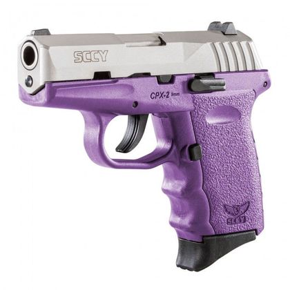 SCCY CPX-2 Gen 1 Purple 9mm Compact Pistol - DAO, 10-Round Capacity