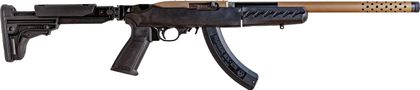 Ruger 10/22 Dark Earth .22 LR Gen 1 - 25-Round Tactical Folding Rifle