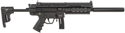 GSG-16 Gen 2 .22 LR Semi-Auto Rifle - MP5 Style, Collapsible Stock, Black