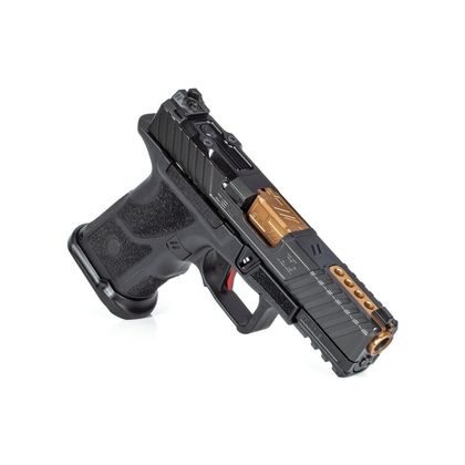 ZevTech OZ-9 Elite Gen 1: 9mm Semi-Auto, Black/Bronze Precision Pistol