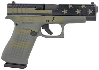 GLOCK G48 Flag Edition 9mm DAO Pistol - Tactical Cerakote Finish
