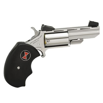 NAA Black Widow Gen 1 .22 LR Compact Revolver - Stainless & Adjustable