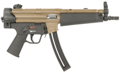 HK MP5 Gen 1: .22LR Semi-Auto Pistol, 10+1 RD, 8.5" Barrel, Black Finish