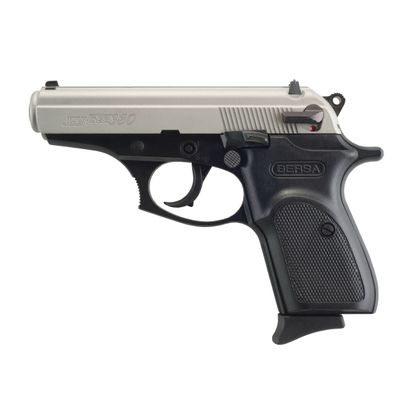 Bersa Thunder 380 ACP Nickel Compact EDC Pistol - Gen 1 Dual-Action Safety