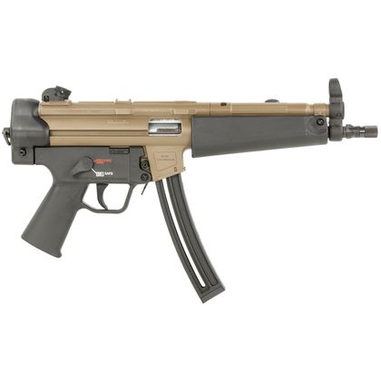 HK MP5 Gen 1 .22 LR Semi-Auto Pistol FDE - 25rd, 8.5" Precision Shooter
