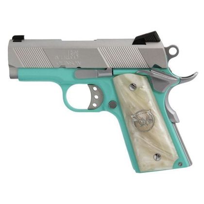 Iver Johnson Thrasher TB9 9mm Pistol - Tiffany Blue Pearl Edition