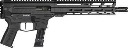 CMMG Dissent MK17 Gen 1 - 9mm, 10.5" Barrel, Tungsten Finish Pistol