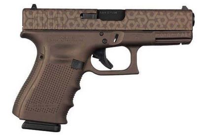 Glock G19 Gen 4 Spartan - Compact 9mm Pistol with Enhanced Grip