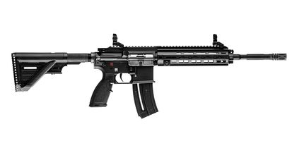 HK416 Gen 1 .22 LR Semi-Auto Rifle - Matte Black, Adjustable Stock