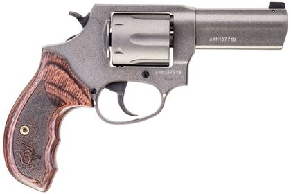 Taurus 856 Defender .38 Special +P Revolver - Tungsten Gray/Wood Grip