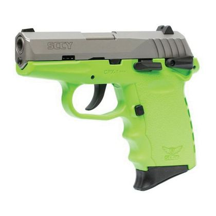 SCCY CPX-1 9mm Lime Green Compact Pistol - Gen 1 Personal Defense