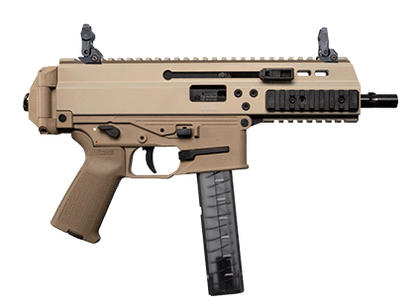 B&T APC9 Pro Gen 1 Tan 9mm Pistol - Compact Tactical 30rd Capacity