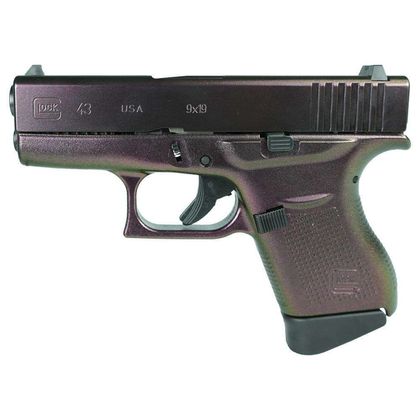 Glock 43 Gen 1 Shimmering Razorback 9mm Compact Pistol
