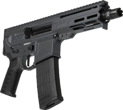 CMMG Dissent MK4 5.56 NATO 6.5" Semi-Auto Rifle - Sniper Grey