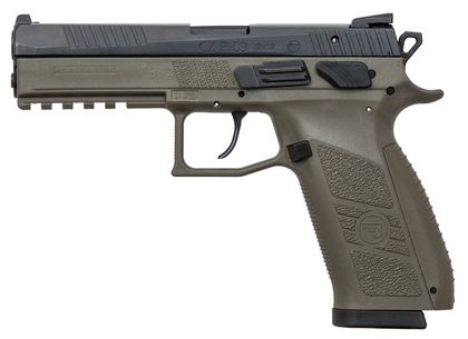 CZ P-09 Gen 1 9mm OD Green Tritium Night Sight Pistol - 19 Rds