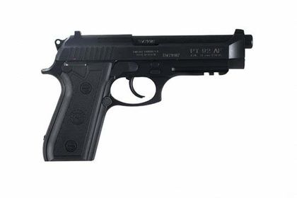 Taurus 92 Blued 9mm Pistol - 10 Round, Ergonomic & Accurate