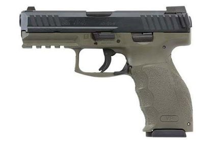 HK VP40 Gen 1 Tactical .40 S&W Semi-Auto Pistol - OD Green Frame