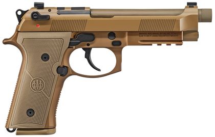 Beretta M9A4 Gen 4 9mm Tactical Pistol - FDE, Optic Ready & Threaded