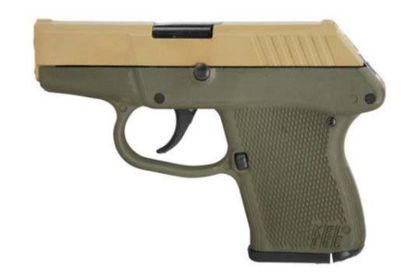 KelTec P3AT Gen 1 Two Tone .380 ACP Subcompact Pistol - OD/Tan