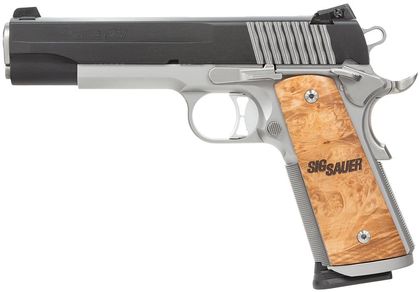 Sig Sauer 1911 STX Night Sight .45 ACP Pistol - Stainless/Maple Grips