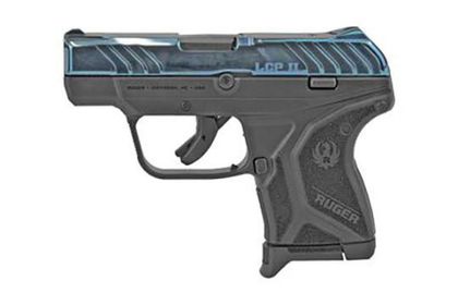 Ruger LCP II Gen 2 Talo Cobalt Blue .380 ACP Pistol - Engraved Edition