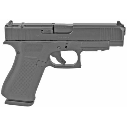 Glock 48 Compact MOS Gen 1 - 9mm Pistol, Optics-Ready, Black Finish