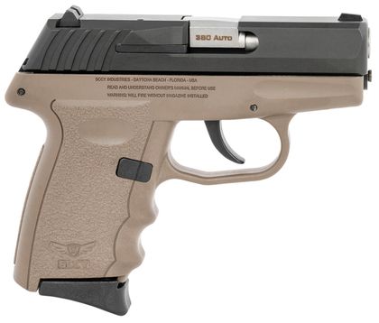 SCCY CPX-3 Gen 1 FDE/Black .380 ACP Compact Carry Pistol
