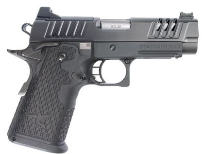 Staccato C2 Gen 2 Optics-Ready Tactical 9mm Pistol - Black DLC Finish