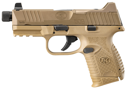 FN 509C Tactical Gen 1 9mm FDE Pistol w/ Vortex Red Dot & Threaded Barrel