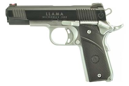 Llama Micromax Gen 1 .380 ACP Compact Pistol - Hard Chrome Finish